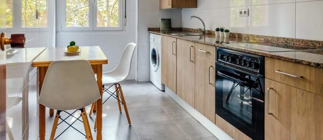kitchen with dinning table.